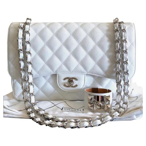 caviar chanel white|Handbags & Bags .